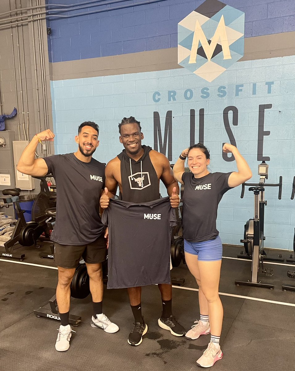 Great session today….thanks for having me @crossfit.muse 💪🏿!

#findyourmuse #crossfit #wod