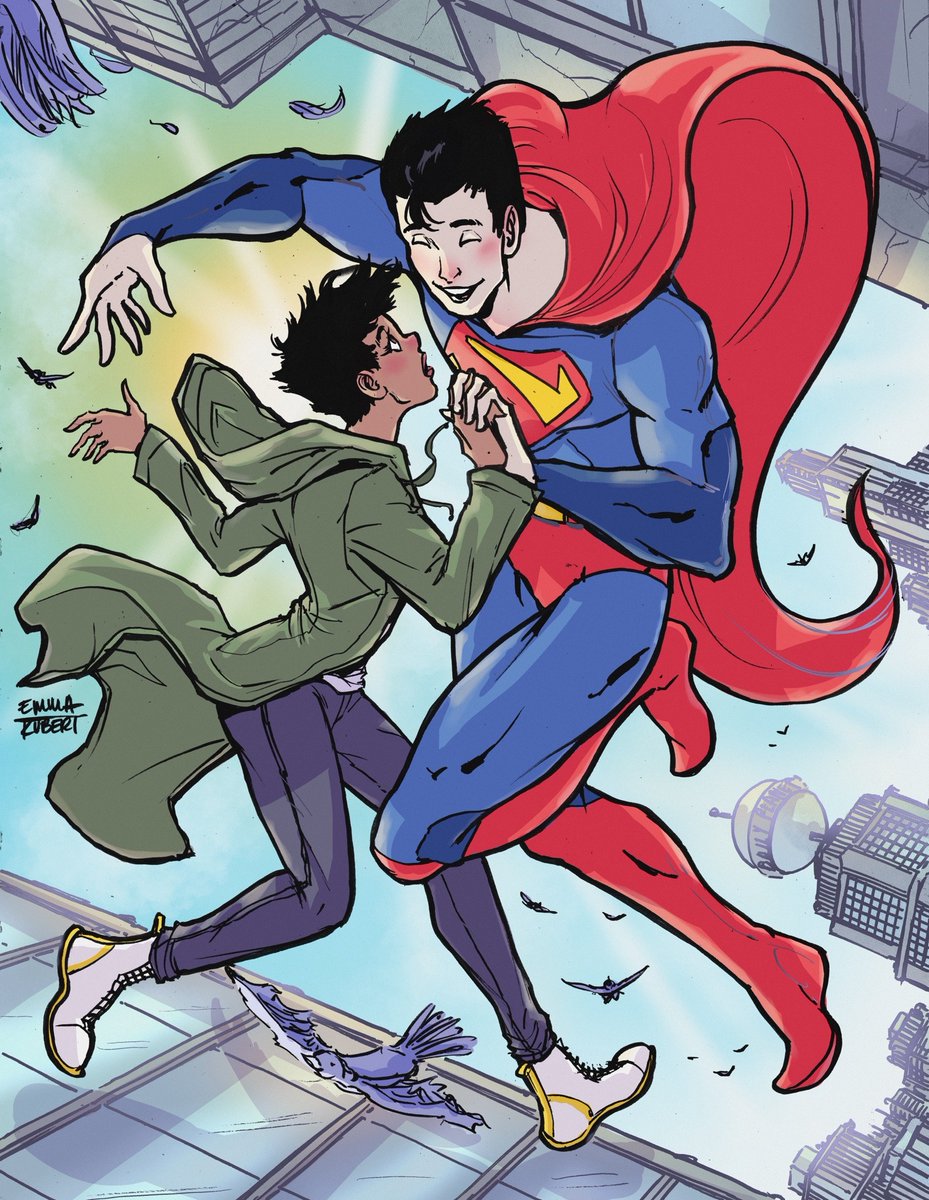 Superman and Lois Lane by emmakubert.