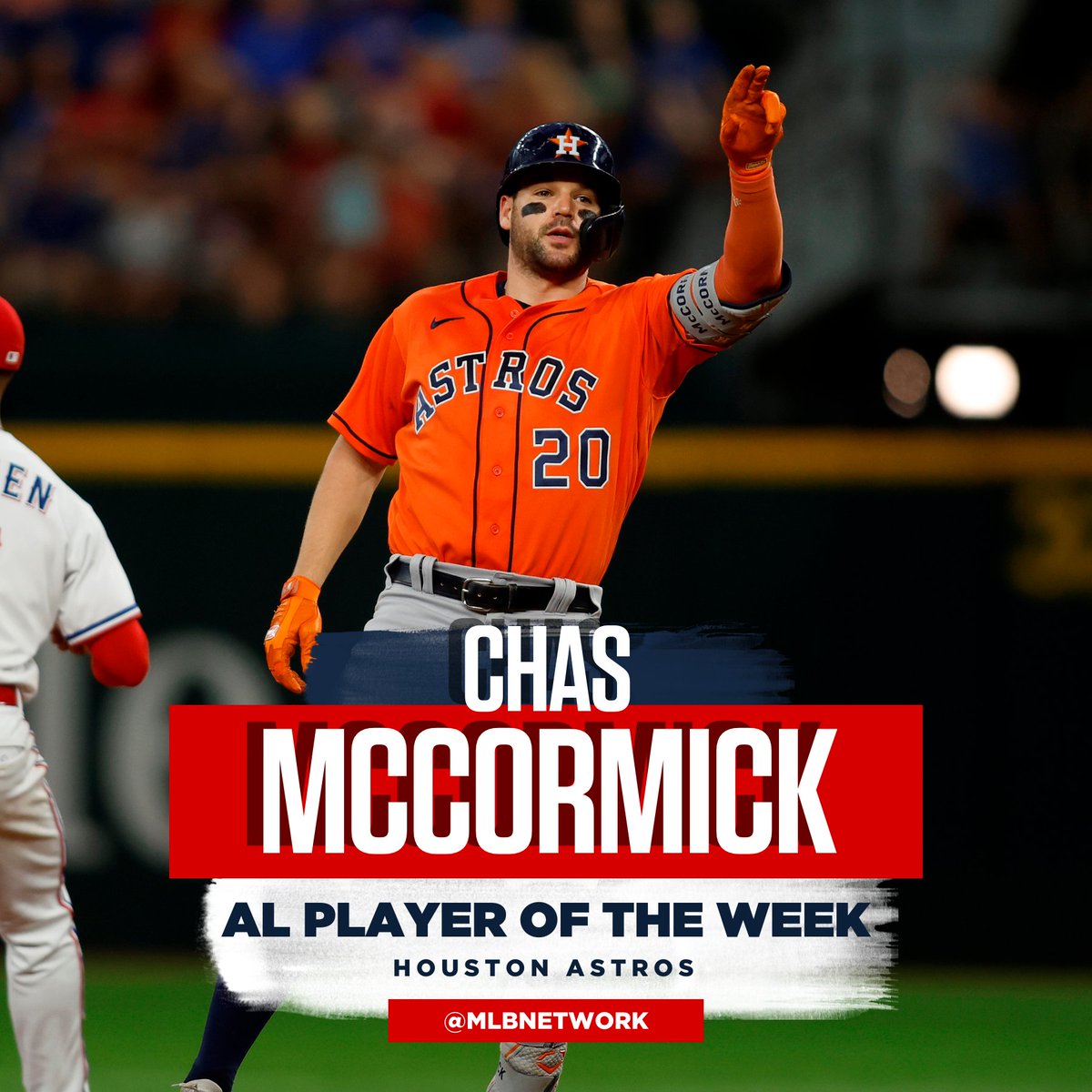 RT @MLBNetwork: Chas McCormick and CJ Abrams are the AL & NL Players of the Week!

@Astros | @Nationals https://t.co/RbAIjbHtRM