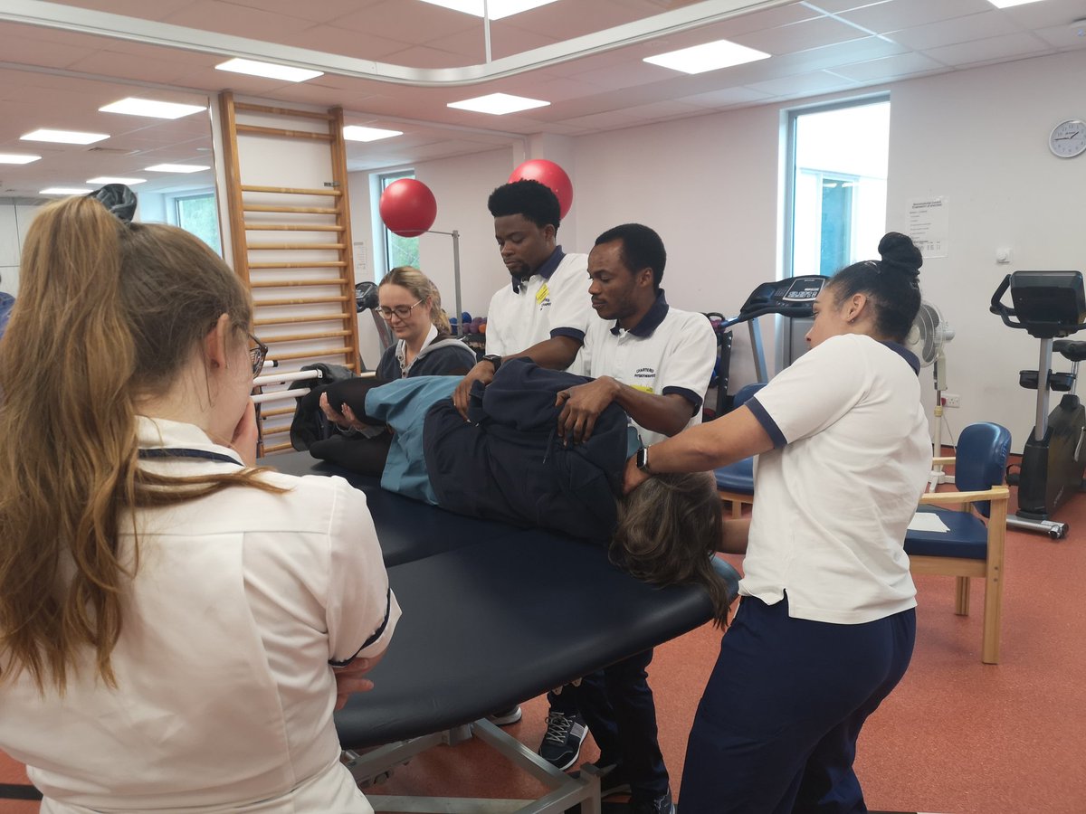 Great day starting our new #physiotherapy #preceptorship #spinal training supporting the development and ensuring best quality care @MTWnhs
