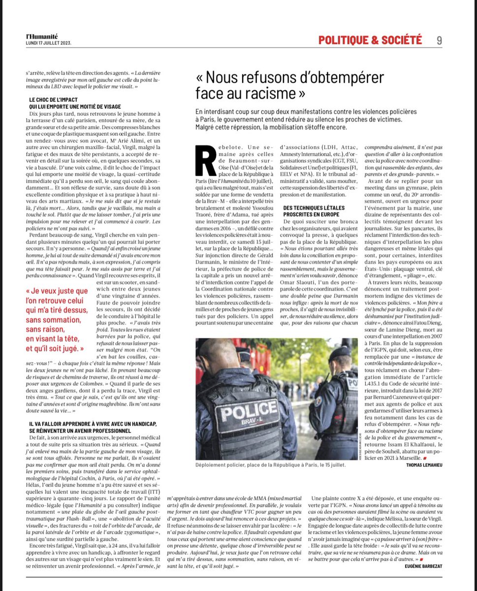 Justice pour Virgil tweet media