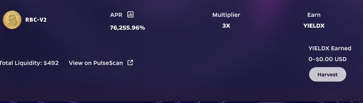 Yield Pulse (@yieldpulse) on Twitter photo 👉 New SSS Pool added🚨
$RBC token on <a href="/PulseXcom/">PulseX</a> V2 with 4% fee.
(Note: The pool is from V2, incase you are buying $RBC buy it from V2 )
#PulseChain #PLSX #Hexicans #DeFi #YieldFarming
<a href="/CoinRealBig/">Real Big Coin $RBC</a> <a href="/PulsechainCom/">PulseChain.com Ethereum fork including ERC20s</a> 👉 New SSS Pool added🚨
$RBC token on <a href="/PulseXcom/">PulseX</a> V2 with 4% fee.
(Note: The pool is from V2, incase you are buying $RBC buy it from V2 )
#PulseChain #PLSX #Hexicans #DeFi #YieldFarming
<a href="/CoinRealBig/">Real Big Coin $RBC</a> <a href="/PulsechainCom/">PulseChain.com Ethereum fork including ERC20s</a>