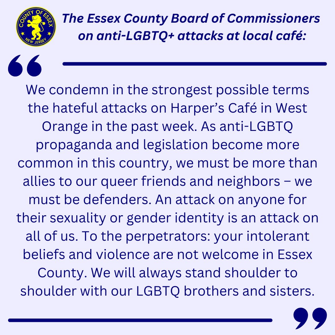 Essex County Board of Commissioners tweet media