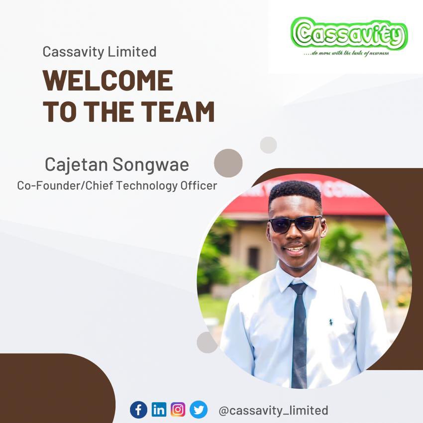 Introducing Cajetan Songwae, the brilliant mind behind the success of Cassivity Limited! 

He is a Co-founder and the Technical Support/IT Officer at @CassavitySl .

#CassivityTeam #TechnicalExpertise #Innovation #AIandML