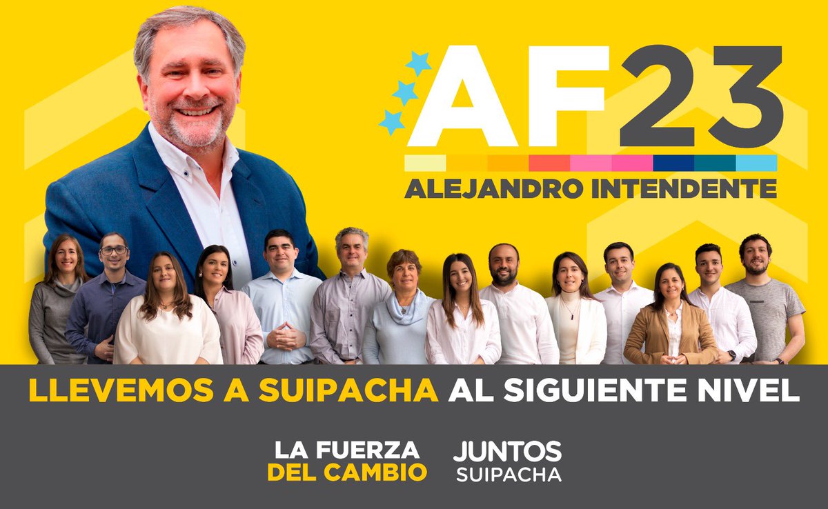 Allá por 2015 propusimos un cambio, ese que hoy podemos ver y sentir en cada rincón de la ciudad. Y ahora, más que nunca, queremos continuar ese camino. 

Nuestro deseo es seguir trabajando JUNTOS. 
Nuestro deseo es que llevemos a Suipacha al siguiente nivel. 
#LaFuerzaDelCambio