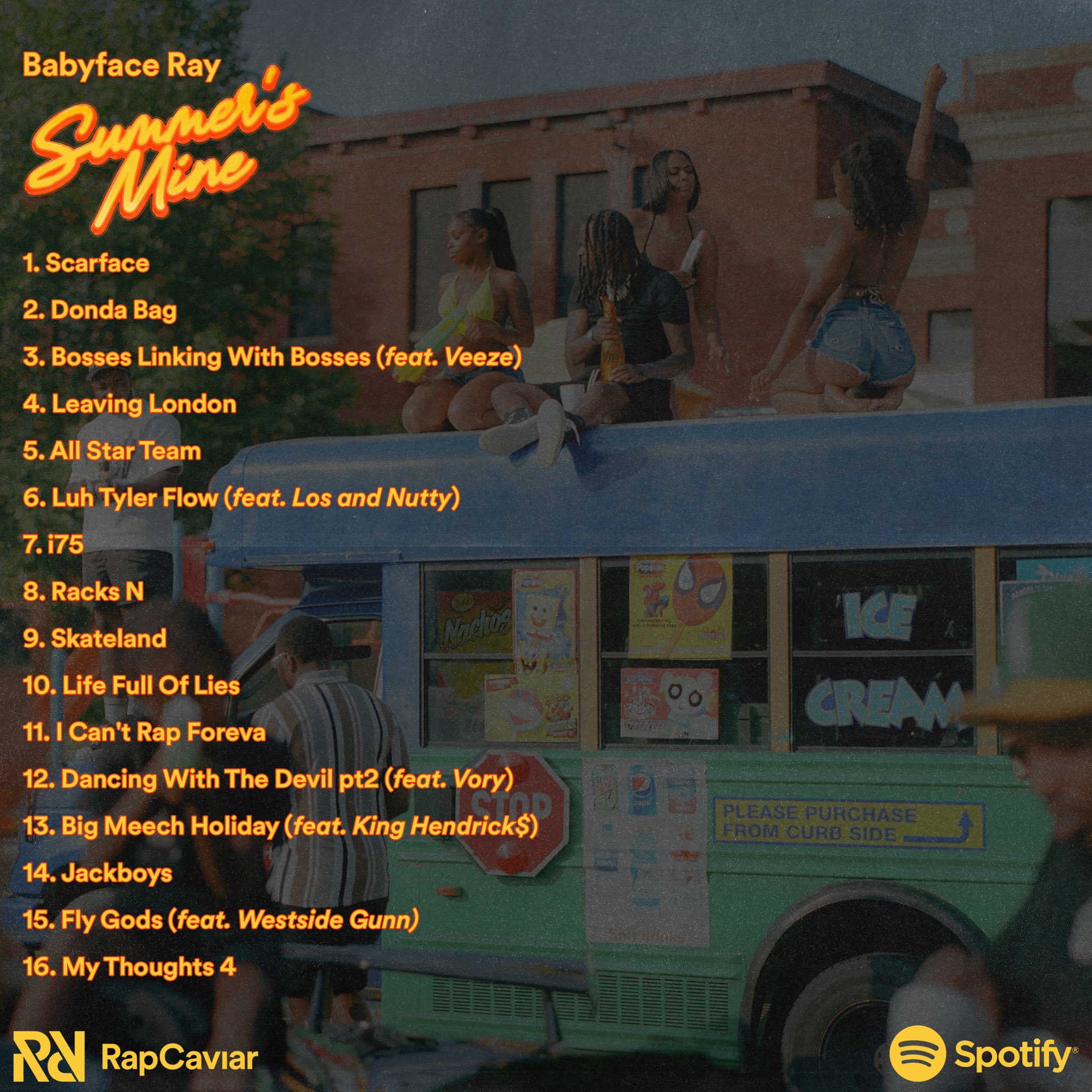 RapCaviar on Twitter "It's Babyface Ray season ☀️. Peep the tracklist