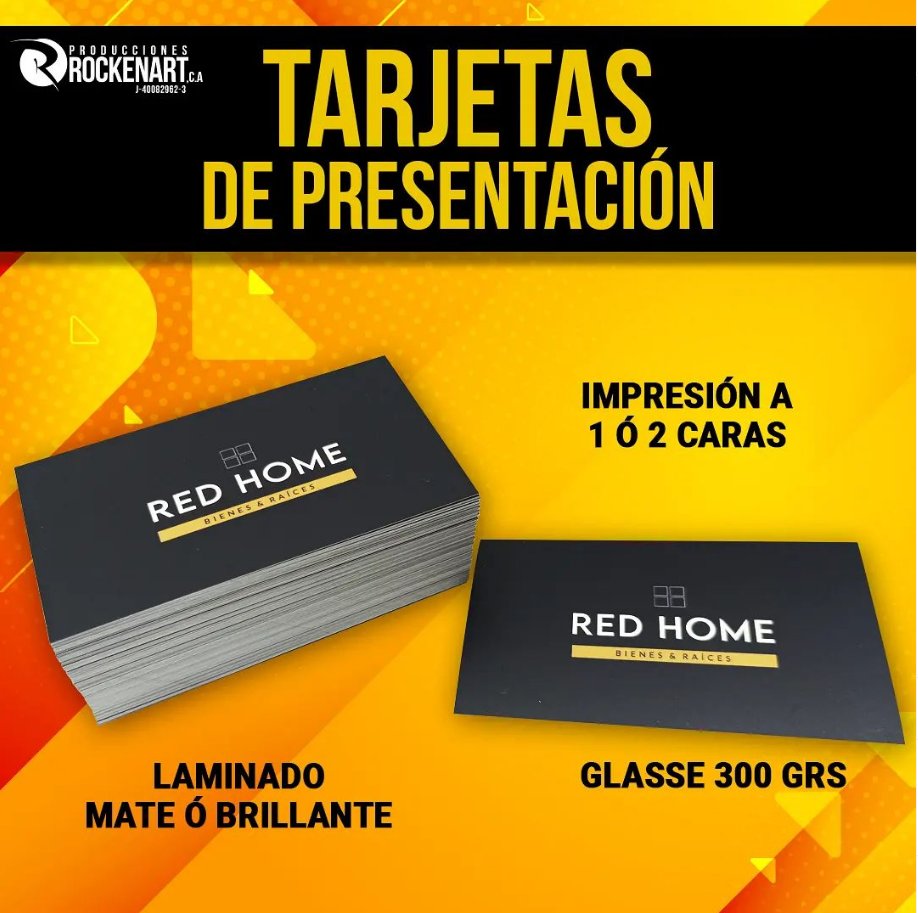 ¿Qué mejor manera que una #TarjetadePresentación que refleje tu personalidad y la de tu marca?

🟠 Pedido mínimo: 100 Unid
🟠 Láminado Mate o Brillante
🟠 Puntas redondas
Contáctanos!!! 📞0212-7140210
📲WhatsApp:0212-2860452
#tarjetasdepresentacion #tarjetascorporativas #tarjetas