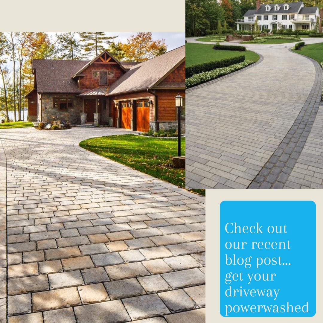 bundl_home's tweet image. Revitalize your driveway with a powerful clean! Say goodbye to dirt and stains, and hello to a fresh, pristine entrance that welcomes you home. #DrivewayRenewal #PowerwashingMagic