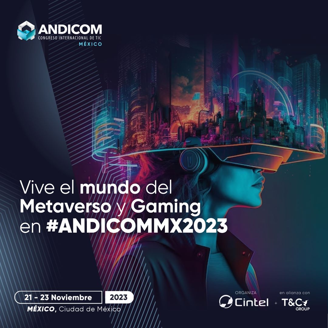 En #ANDICOMMX2023 los asistentes examinarán las innovaciones y los grandes retos en las experiencias inmersivas y colaborativas de las futuras comunidades online.
Inscríbete en andicom.com.mx
Del 21 al 23 de noviembre en #ExpoSantaFe, #CDMX