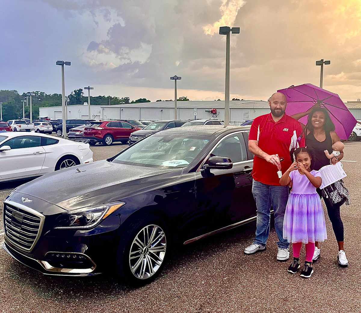 When the Johns family was looking for a great #LuxurySedan, it was the #GenesisG80 at #LakelandAutomall that had everything they were looking for and salesperson #SergeyKavalerskiy made buying #Fast, #Fun & #Easy - #LookingGood & #ThankYou for choosing us - we're here for you!