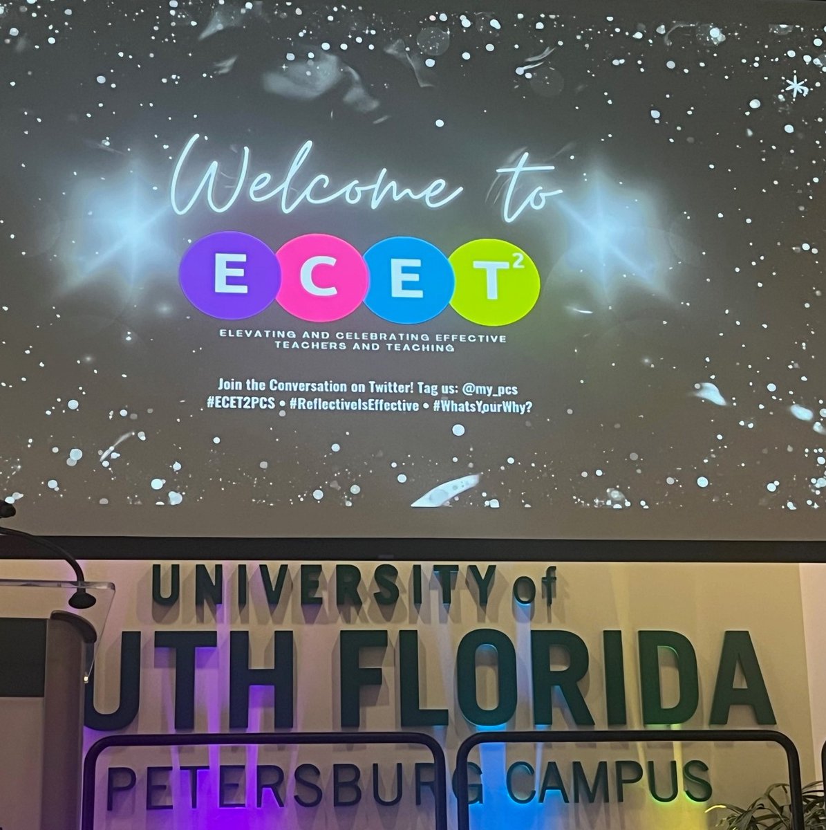 Last week, we attended the @my_pcs ECET2 Conference with the dynamic keynote speaker Dr. Dre Graham. Thank you, @Aetna and @SuncoastCU, for sponsoring this energizing conference to ignite the passion of our teachers!