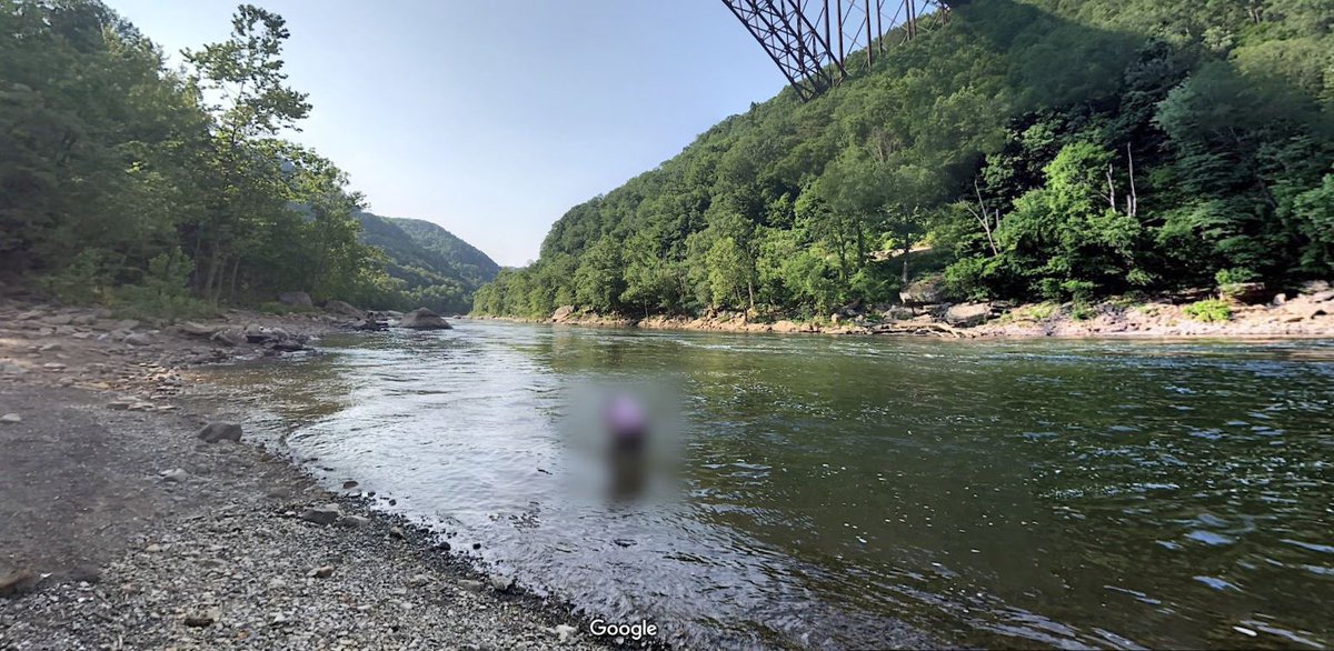 Views of the New River curtesy of google maps. Follow us on Instagram @ thenewrivervt for more google maps screenshots