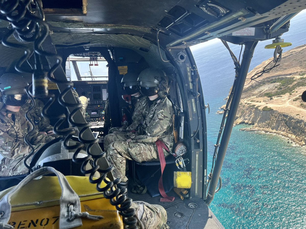 Fantastic first day at <a href="/RAFAkrotiri/">RAF Akrotiri</a>.
Cadets enjoyed meeting the bomb squad before taking the skies of Cyprus in a Puma. 
“Wow”
“Amazing!” 
“Loved it!”
#lovingccfsummercamp
<a href="/AlleynsSchool/">Alleyn's School</a> <a href="/Trinity_CCF/">Trinity School CCF</a> <a href="/CCAstorCCF/">Astor College CCF</a> <a href="/thejuddschool/">The Judd School</a>
<a href="/aircadets/">RAF Air Cadets</a> <a href="/ComdtAC/">Commandant RAF Air Cadets</a>