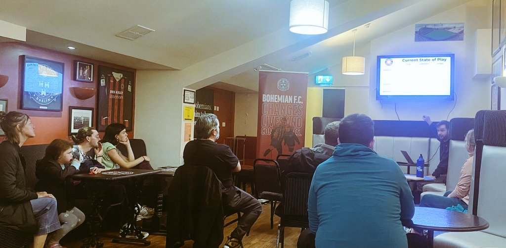 Really positive members forum on climate justice and sustainability. The sky is the limit in terms of what we can achieve through working together. 🌍⚽