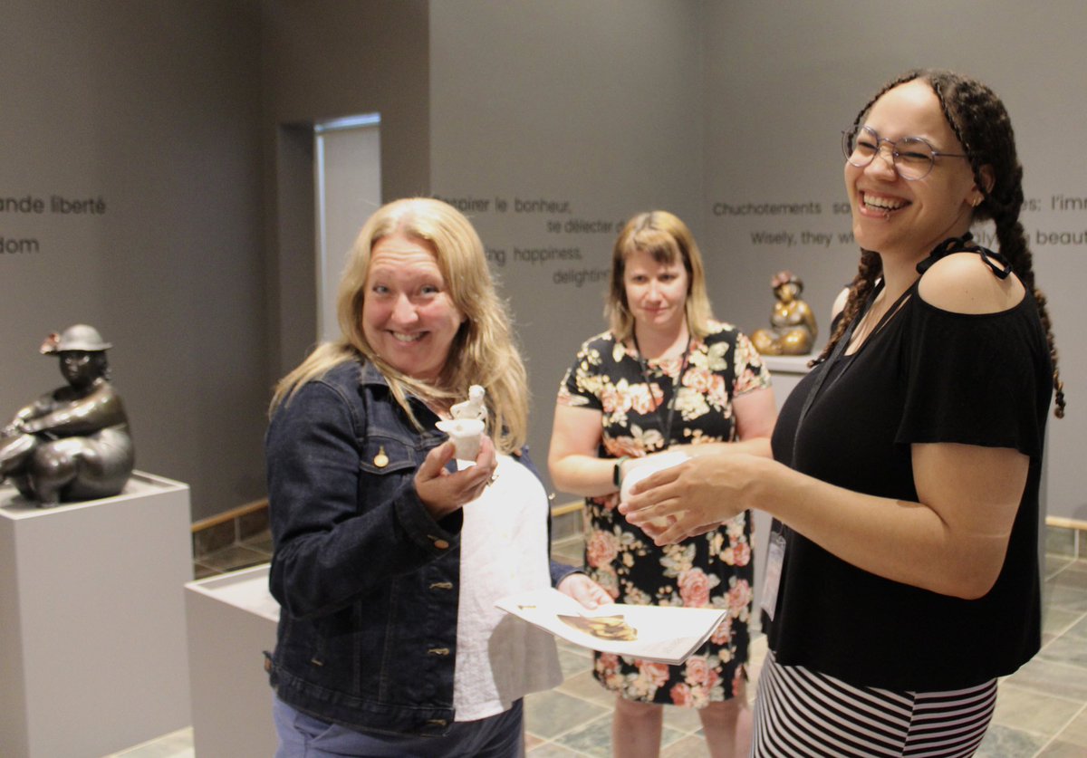 MonaFortier's tweet photo. The #Temiskaming Art Gallery is a must see for art enthusiasts. We got to see the Rose-Aimée Bélanger exhibit.

Our $32,570 investment will help the gallery to ensure long-term success. Thank you for everything you do in the community!

https://t.co/8Yo9KkIY8N https://t.co/xn8fe9K6Wr