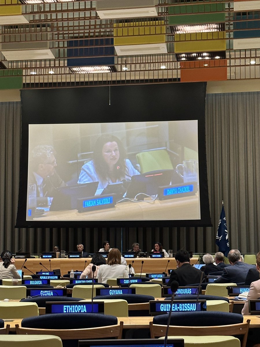 Speaking on the #RS25 panel on victims, @DanyaChaikel speaks to the importance of victims participation at the ICC and ensuring a trauma-informed approach. 

#NGOVoices