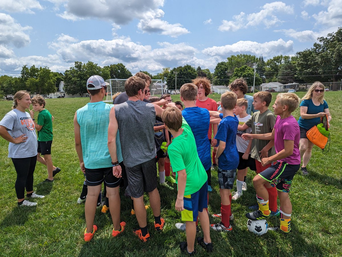 52 future Comets over the two seasons on day 1 of our Comet Soccer Camp!!  Always a great day getting to share the passion for our game with others!!