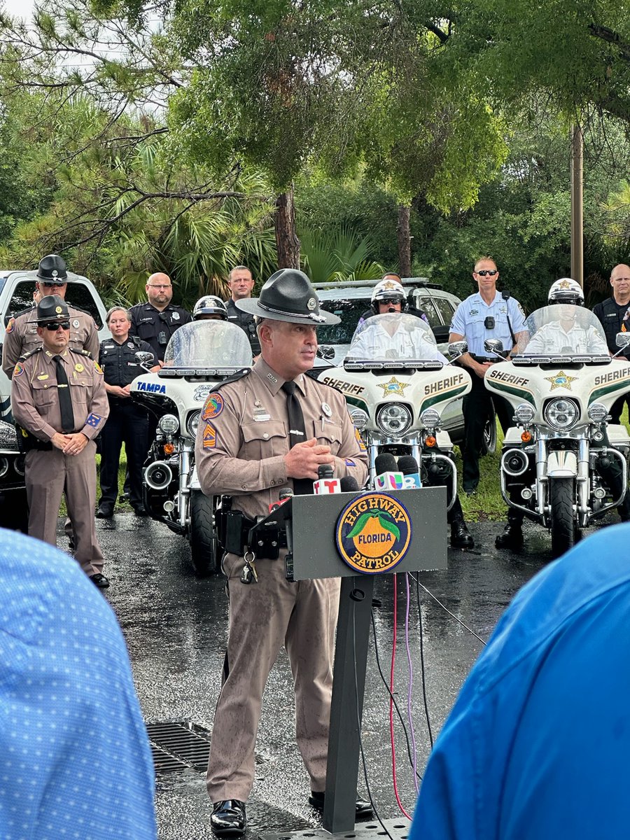 Thank you to our partners at the <a href="/FHPTampa/">FHP Tampa</a>  for hosting today's Operation #SouthernSlowDown press conference at the Troop C Headquarters in Tampa. While the weather wasn't very cooperative, drivers need to cooperate with posted speed limits, slow down, and drive safely.