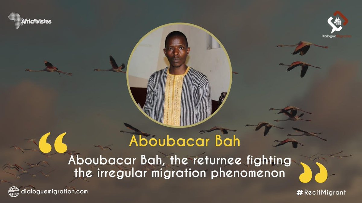 DialMigration's tweet photo. #MigrantStory
Young Africans🌍are heading to the Occident in search of a better future in order to contribute to their country's development. @saidoulab🙋🏽♂️went to meet Aboubacar Bah🇬🇳, an actor in the fight against illegal migration👉https://t.co/g7gDJ1FCFj
#DialoguesMigrations https://t.co/abA6lsNaSd