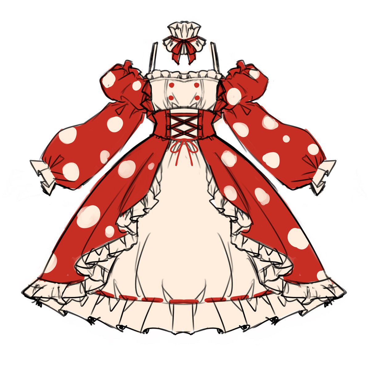 NyahalloShop's tweet photo. Mushroom dress V3 🍄 https://t.co/ACSHyhYq9e
