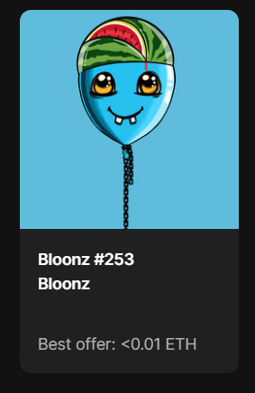 PanoramicNFT's tweet photo. @Bloonz_NFT Not anymore there isn't! Time to Float!
#FirstBloonz https://t.co/WFeTjnydQ7