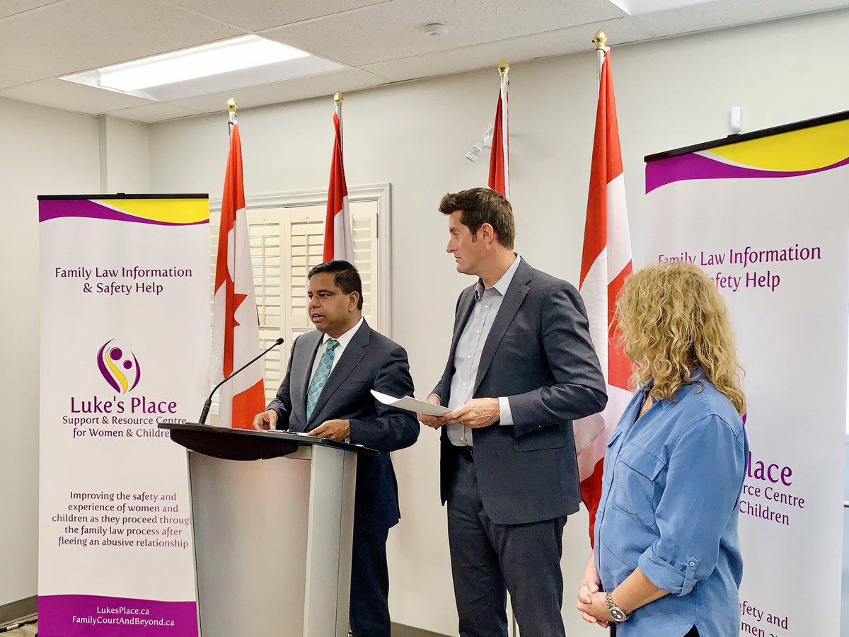 We are pleased to announce over $2.7M of funding today at @LukesPlace1 , dedicated to providing specialized services, important resources, and essential information to families, self-identified women, and survivors of intimate partner violence.