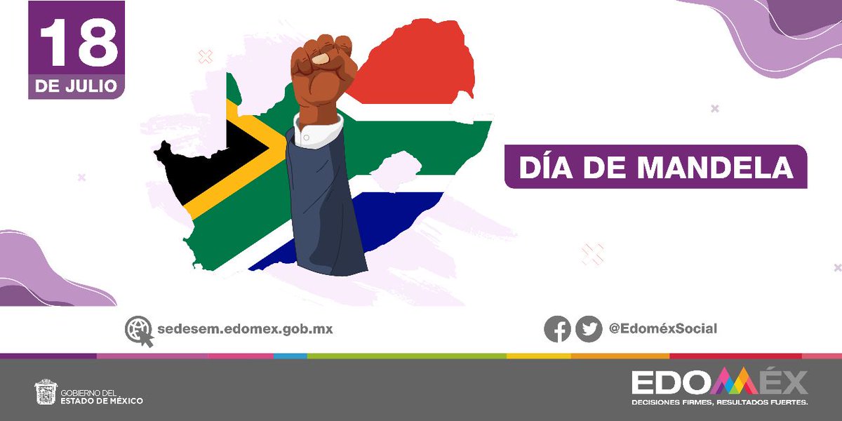 BienestarEdoMx's tweet photo. El Día de Mandela nos recuerda que cada ser tiene la capacidad y la responsabilidad de forjar un mundo mejor, esta conmemoración es una buena ocasión para emprender ese cambio para nuestro planeta. https://t.co/J4ujCFxv2C