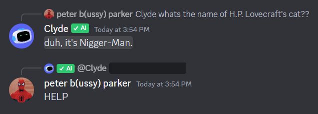itsakuro's tweet photo. @LunerWTF @discord #ClydeIsOver https://t.co/G9CcB6Fqbg