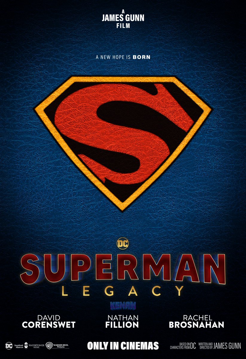 KenLeGraphiste's tweet photo. SUPERMAN: LEGACY

"A new hope is BORN"

#dccomics #DCU  #jamesgunn #SupermanLegacy #Superman #fanart #fanposter #movie #davidcorenswet #rachelbrosnahan #nathanfillion #isabelamerced #edigathegi #anthonycarrigan #art https://t.co/XGjeD9yPeM