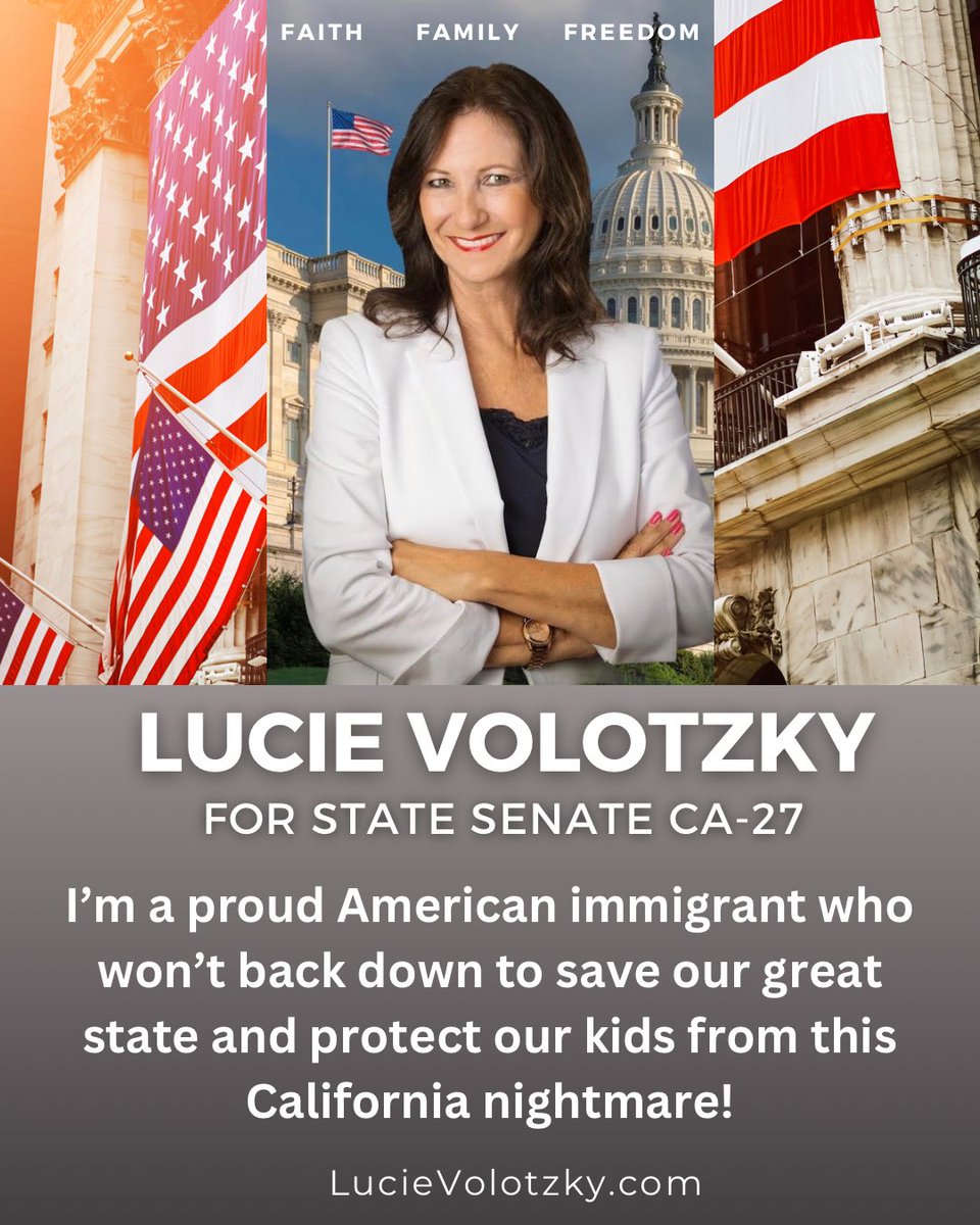 #LucieVolotzky #Faith #Family #Freedom #california #californiaschools