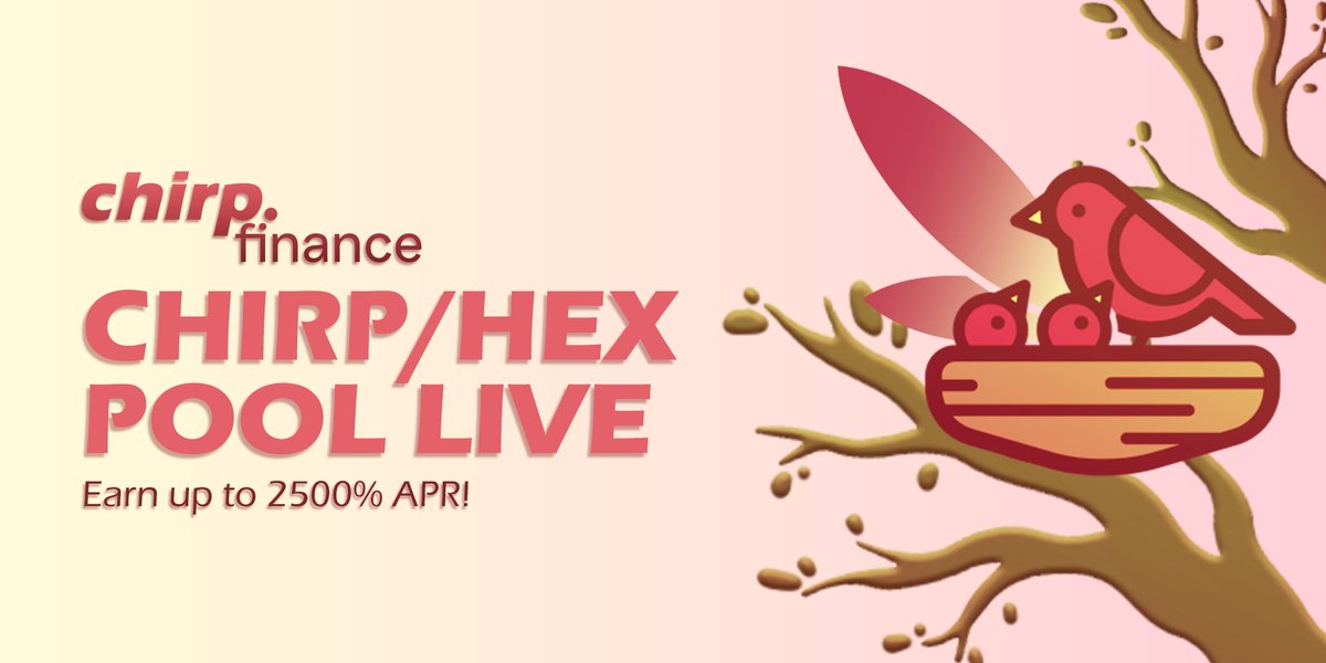 Cheep Finance (formerly Chirp Finance) tweet media