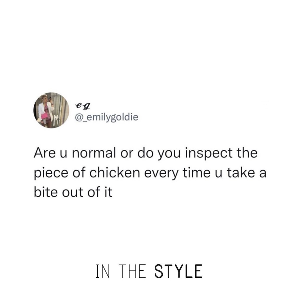inthestyleUK's tweet photo. Who can relate🤣 https://t.co/46K8Qi2qqE