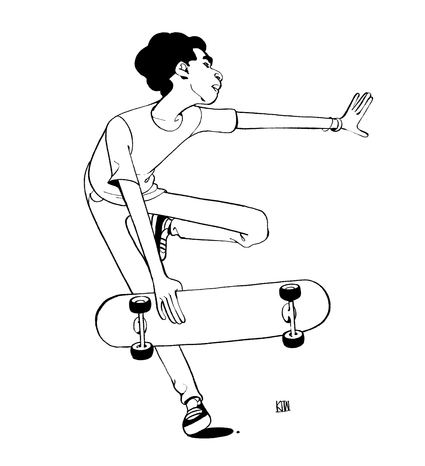 Kyle T ster on Twitter "Drawing with the Basic Rough inking tool from my Manga brush set in