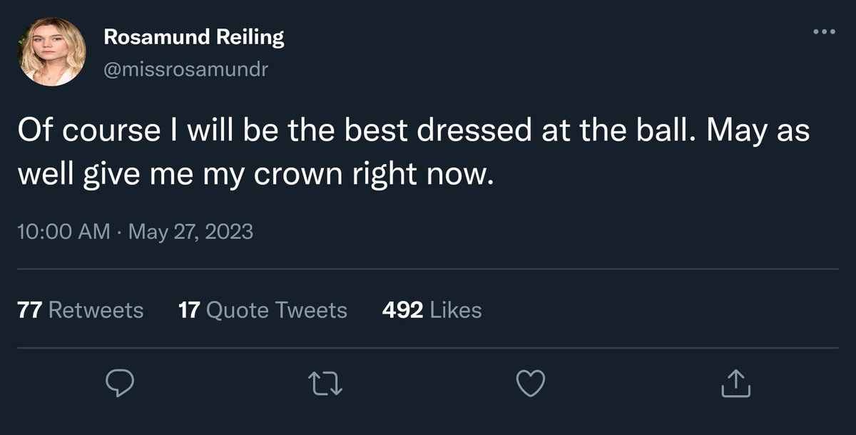 Tweets from Rosamund and Posy