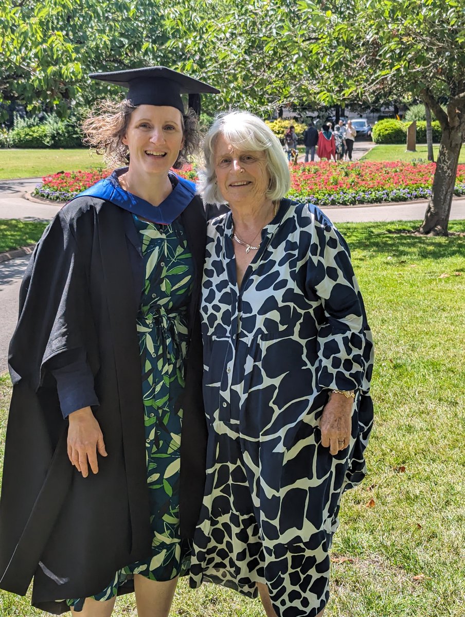 RoadleyRuth's tweet image. Graduation: 4 years 10months after starting my MSc, 1 year delay due to COVID, 6 months of ill health, another delay post burnout. Made it!
 Should be proud but it was 7 weeks to the day since Dad was taken from us, we cried a lot after this photo. #CardiffGrad #Grief