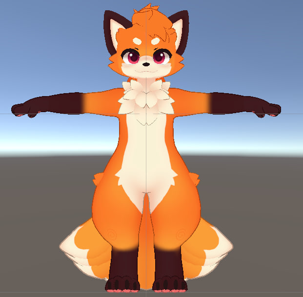 HoovieTheFox's tweet photo. 🎨 Excited to re-texture the "Jinxed Fox [VRChat Avatar]" by @dont_jinxit - Featuring also @AidenFur's hair! 
Now with 9 tails - the Unity &amp; Blender work almost done; can't wait to start on the new textures!😍 
#VRChat #AvatarArt #SteamVR #FoxAvatar #ComingSoon 🎉🦊 https://t.co/BnNdeLGZP5