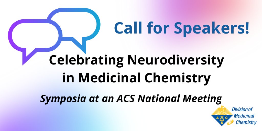 We would love to highlight chemists working in the @ACSMedi or @ACSorganic space that identify as #neurodivergent. If you would be interested in being included in a session at an upcoming national meeting, please reach out to @LoriFerrins! @ACSDiversity @ycc_acs