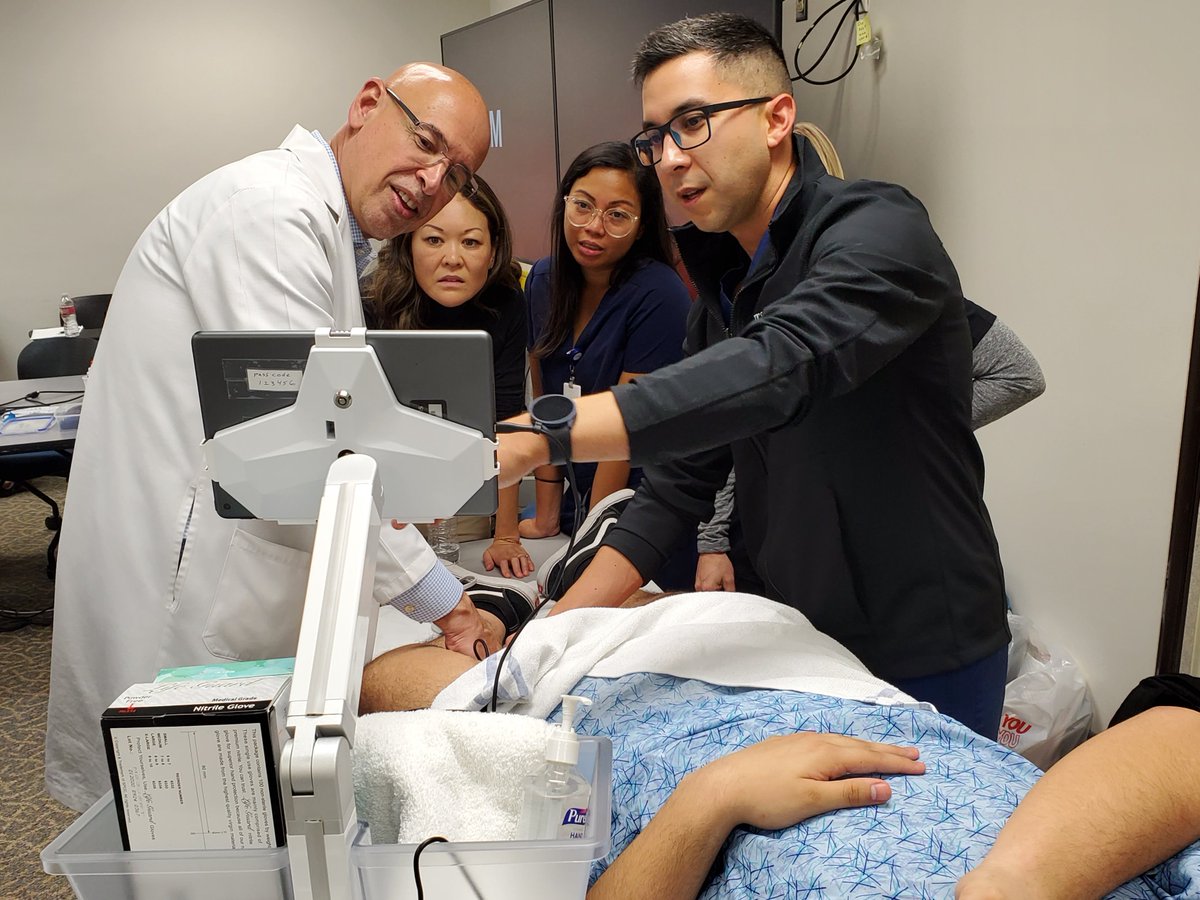 BenSupatMD's tweet photo. Had a great time teaching DVT US and #POCUS with the Scripps IM team recently. Thanks @ButterflyNetInc for providing the hardware! https://t.co/hmnyeLww7r