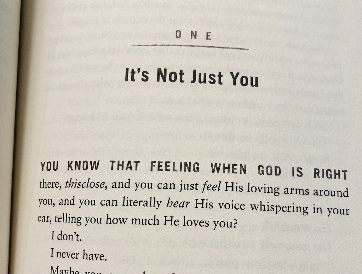 branthansen's tweet image. Here's how this book starts. 

It's called Blessed are the Misfits, and it's ultimately very, very encouraging for people who are "introverts, spiritual strugglers, or just feel like they're missing something."

Maybe you can relate, in which case this book will be sweet music…