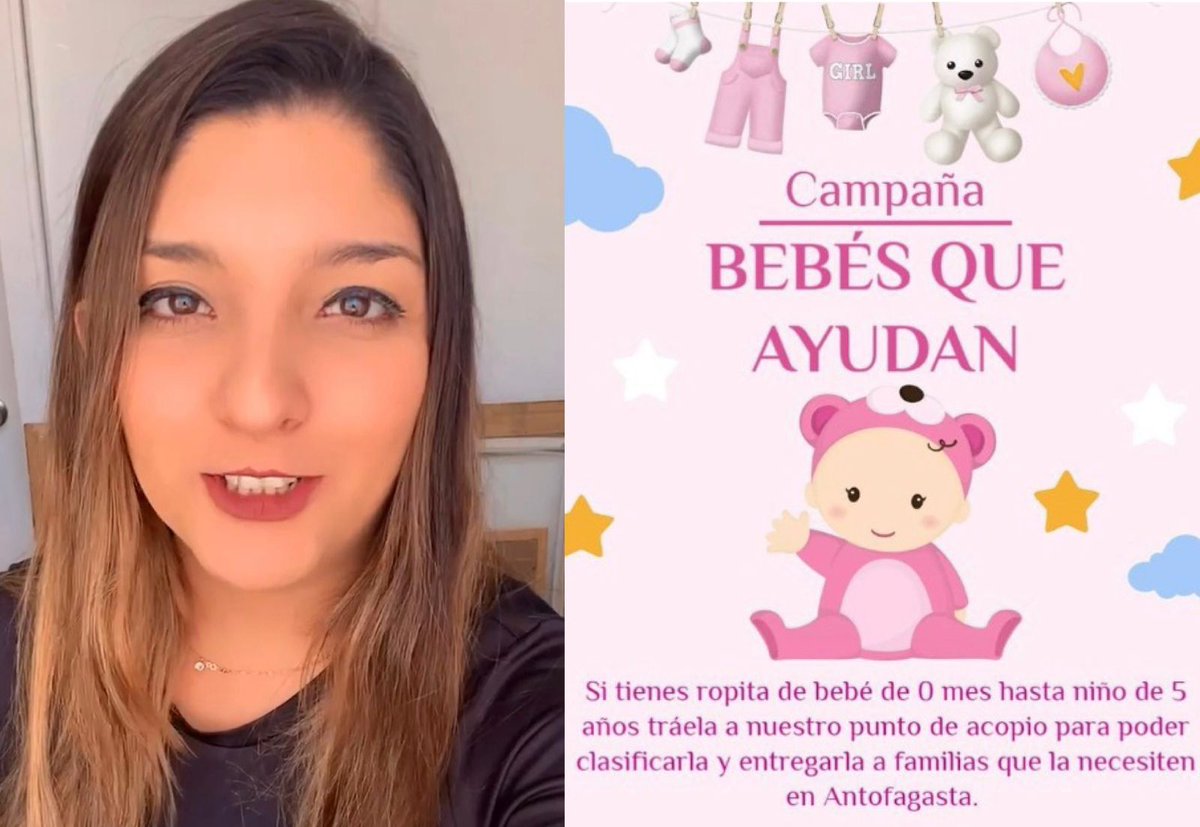 AntofagastaTV's tweet photo. Vuelve campaña para reciclar ropa de bebés y niños en #Antofagasta.
Punto de acopio estará habilitado este sábado. Conoce cómo donar prendas a la Fundación Ecomets que clasificará la ropa para entregarla a familias vulnerables de la comuna.
https://t.co/BAoEOAjOBM https://t.co/wSQ3yNnZ6F