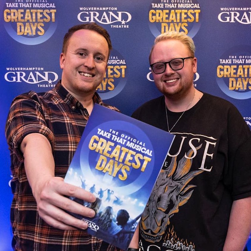 brummy_dan's tweet photo. It’s surprising how many Take That songs Producer Alex knows…!

@Greatest_Days is an empowering, powerhouse of a show and it’s lifting the roof off @WolvesGrand 🎤 #gifted https://t.co/6QlGPY1aN9
