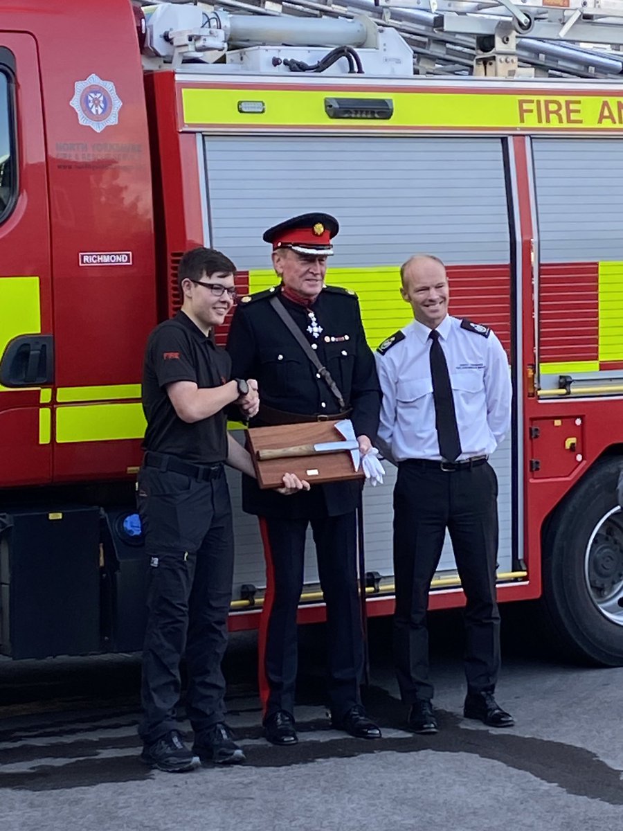 CyclingGM's tweet photo. The final evening of the Richmond Fire Cadets saw them receive awards from the Deputy Chief Fire Officer and the Deputy Lord Lieutenant.

Thanks to all the instructors for their help and support

@richmond_today 
@Dales_Life https://t.co/0QnEfNWRYE