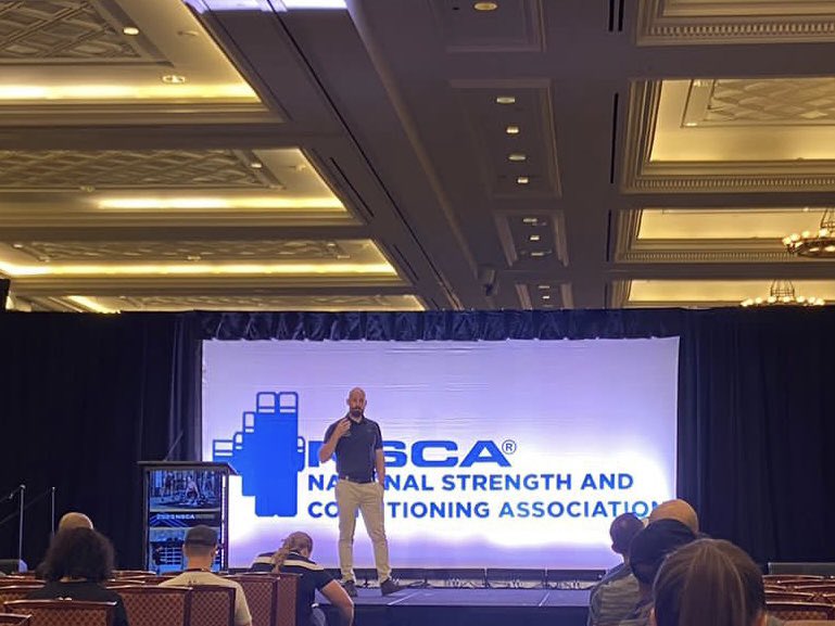 3/ @Pedley_J spoke about the use of kinetic analysis in drop jumps for guiding training prescription for performance enhancement and injury risk reduction in youth athletes…