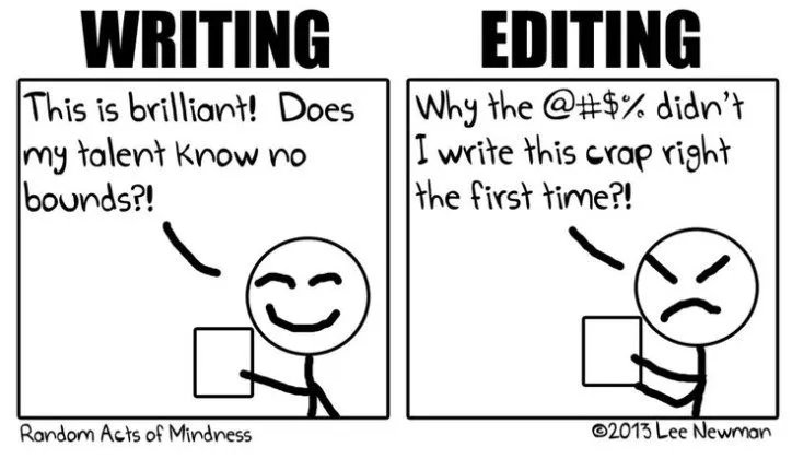 atlas_creed's tweet photo. Editing my novel is like trying to remove a stubborn coffee stain from a white shirt. No matter how hard I scrub, there's always a lingering mark of questionable grammar. #SpellingSorrows #ProofreadingProblems #InkStainedPages https://t.co/mGqOUnmJHx