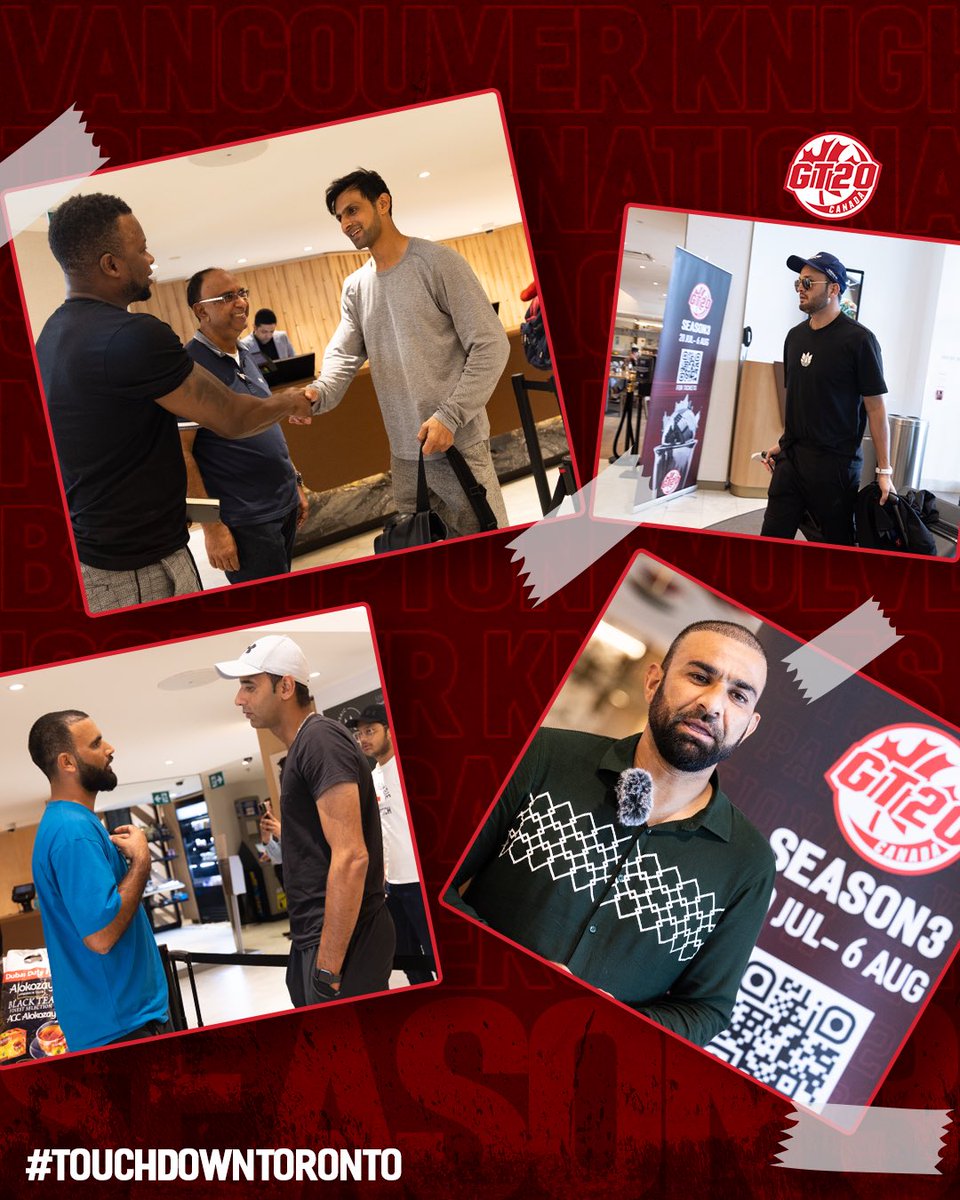 GT20Canada's tweet photo. Toronto get ready! The stars have begun to align for the grandest cricketing event in Canada 🇨🇦

#GT20Canada #GT20Season3 #GlobalT20 #CricketsNorth #TouchdownToronto https://t.co/7bgBjEACxH