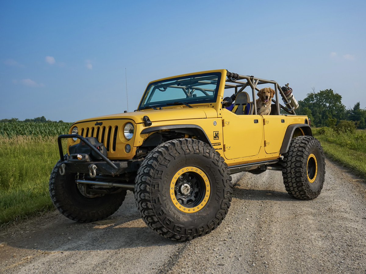 If you follow me on Instagram, you’ll know all the projects that have been going on with my Jeep lately. 

Anyways, HERE SHE IS!!!!! 🎉🎉🎉

Half doors, b-pillar chop, rock sliders, and all 👏