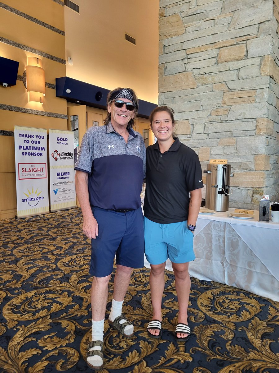 standuptrees's tweet image. Ran into a great hockey player and pal @ratt26 
Today at @smilezone4kids  golf tourney @NHLAlumni  @LeafsAlumni . Great day old friend's.