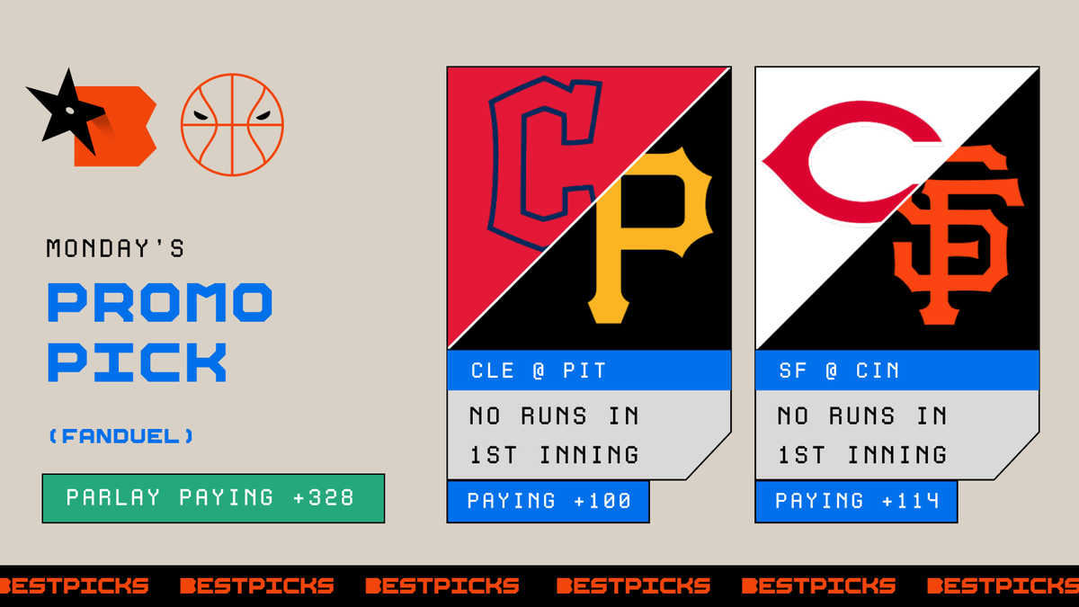 bestpicksdotcom's tweet image. 🚨 We are giving our Promo Pick tonight for FREE to users who follow us on Twitter🚨

Jump on @FanDuel and claim the No Run 1st Inning Promo 💰 Both CLE@PIT &amp;amp; SF@CIN to both have no runs in the 1st inning at +328 odds 🤑

We have a 163% ROI with our Promo Picks🔥
#GamblingTwitter
