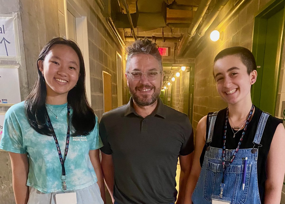 Congrats to this year’s NYO-USA Composer Apprentices Lucy Chen and Lili Masoudi. A special year here on @SUNY_Purchase campus, and their brilliant pre-concert pieces are on many stops of the orchestra’s North America tour! #NYOUSA @CarnegieHall #WeillMusicInstitute
