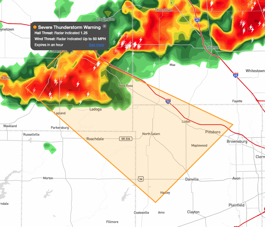 BAM Weather (BAMWX) on Twitter "🚨ALERT Severe Thunderstorm Warning